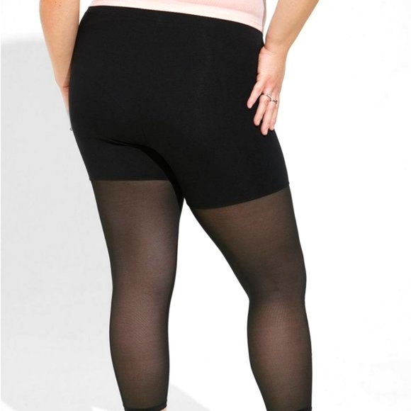 ❤️NWT VINTAGE TORRID LEGGING - DISNEY LITTLE MERMAID - ARIEL FLOCKED - PLUS SIZE - Picture 6 of 16